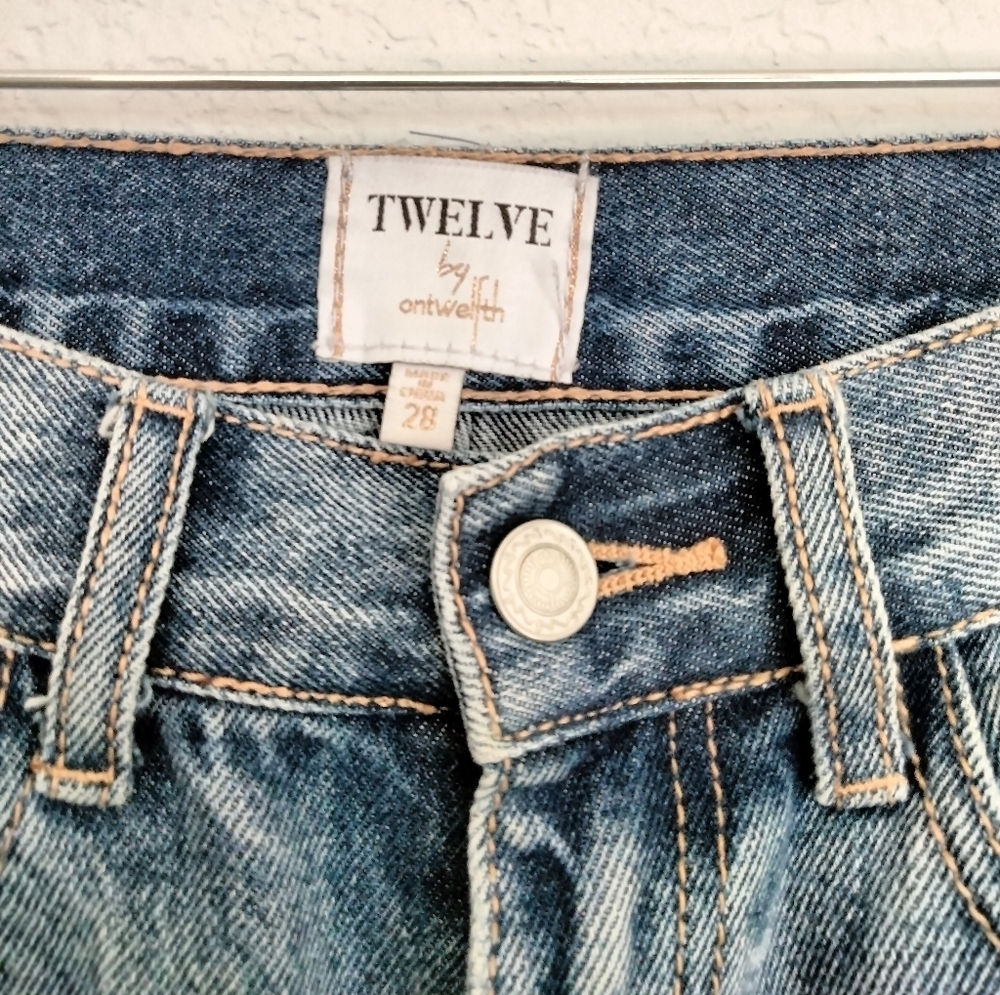 Twelve Distress High Rise Jeans - Picture 8 of 8